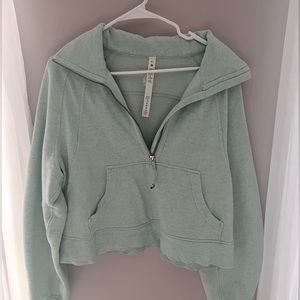 COPY - Teal/blue Lululemon 1/2 zip scuba
